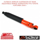 OUTBACK ARMOUR SUSPENSION KIT REAR ADJ BYPASS (EXPD) FITS TOYOTA FORTUNER 2005+
